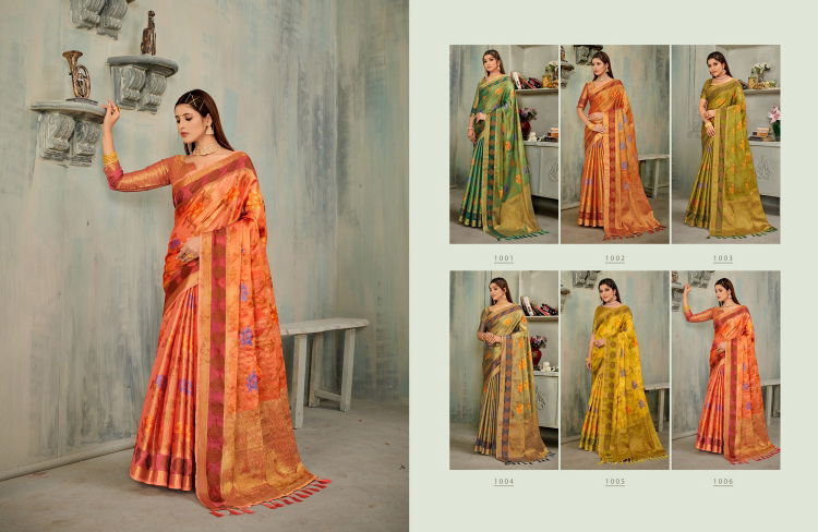 Saroj Glory Exclusive Organza Silk Saree Collection
